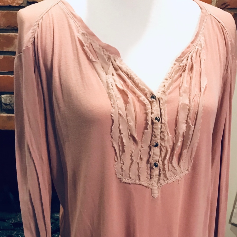 EDDIE BAUER Ladies Long-Sleeve T-Shirt - Mauve